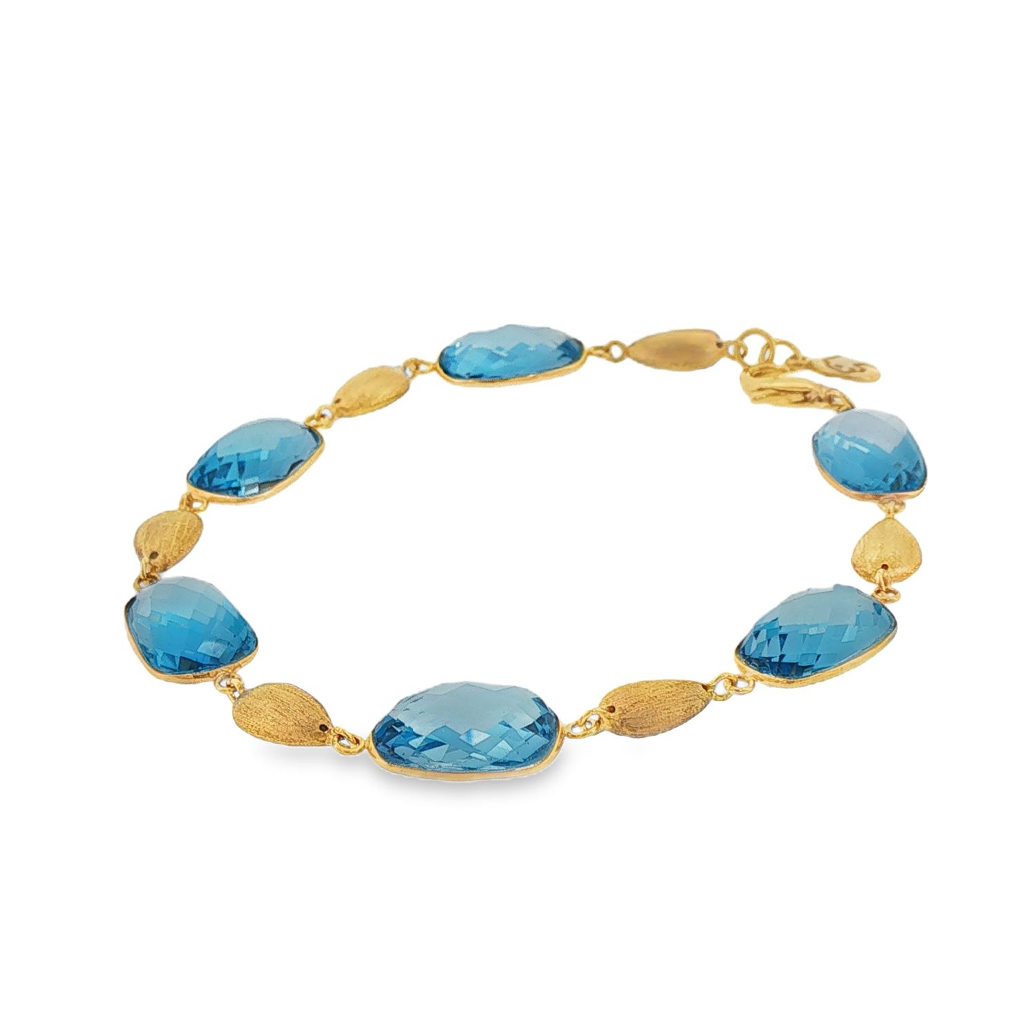 14k YG 29.00ctw Blue Topaz EFFY Bracelet 14k YG 29.00ctw Blue Topaz EFFY Bracelet