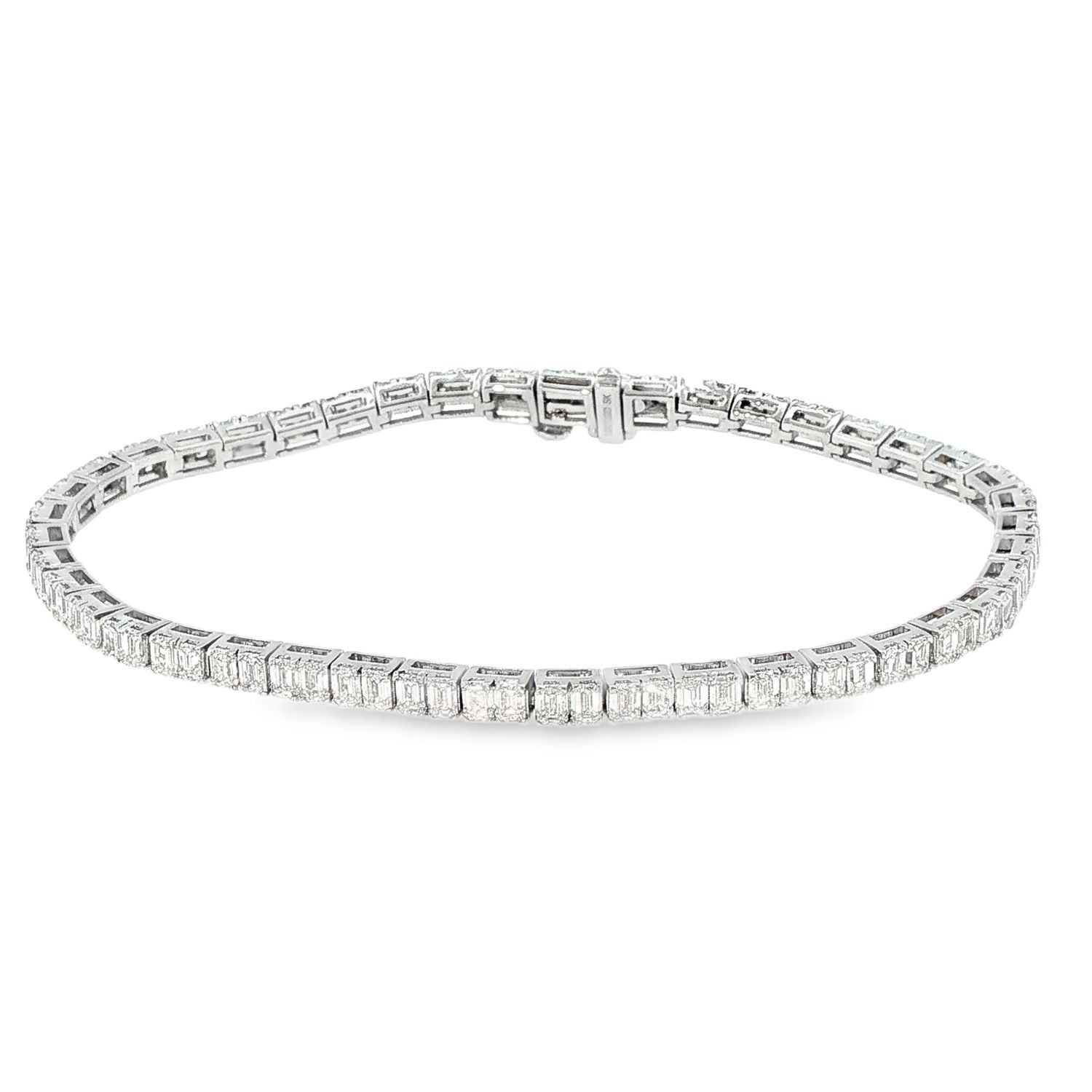 10k WG 5.00ctw LGD Geometric bracelet