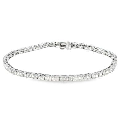 10k WG 5.00ctw LGD Geometric bracelet