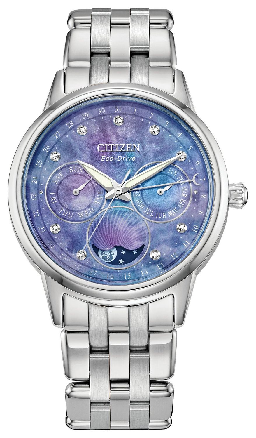 Citizen Calendrier Eco-Drive Mother of Pearl Ladies Watch Citizen Calendrier Eco-Drive Mother of Pearl Ladies Watch