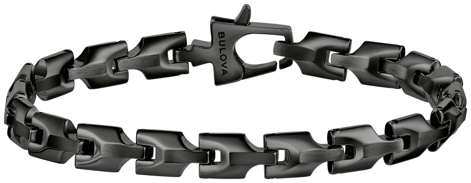Bulova Men's Stainless Steel Link Bracelet