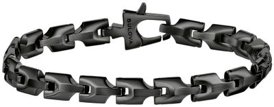 Bulova Men's Stainless Steel Link Bracelet