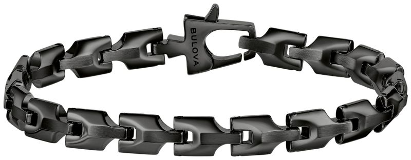 Bulova Men's Stainless Steel Link Bracelet Bulova Men's Stainless Steel Link Bracelet