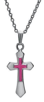 Sterling Silver Cross Necklace 15 Sterling Silver Cross Necklace 15"