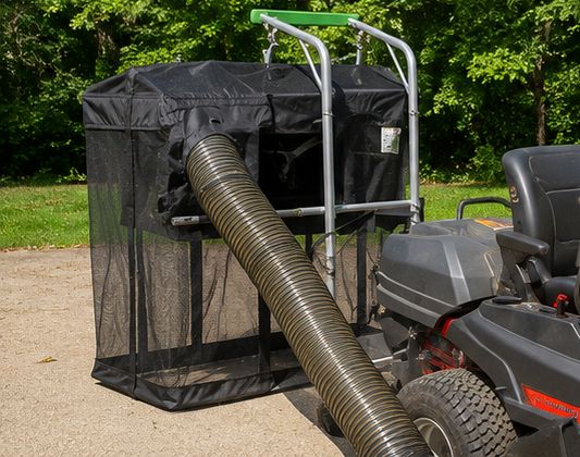 LeafCat® Heavy Duty Universal Leaf & Grass Bagging System for Z-Turn Mowers & Sub Compact Tractors LeafCat® Heavy Duty Universal Leaf & Grass Bagging System for Z-Turn Mowers & Sub Compact Tractors