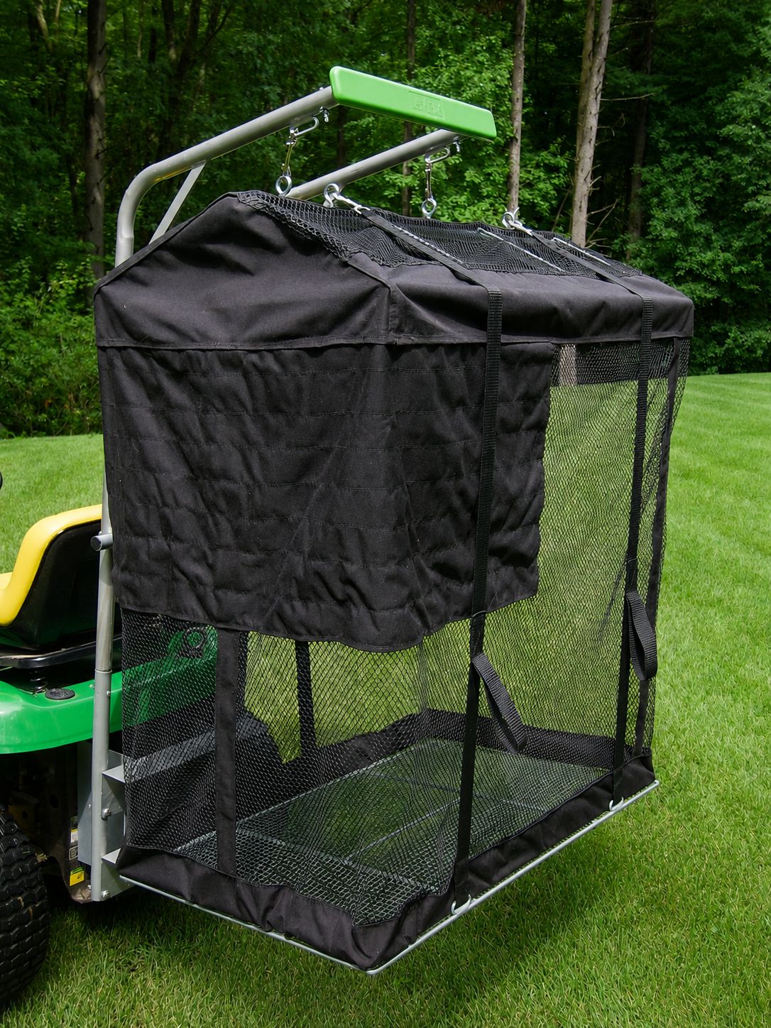 LeafCat® Universal Leaf & Grass Bagging System for Lawn Tractors LeafCat® Universal Leaf & Grass Bagging System for Lawn Tractors