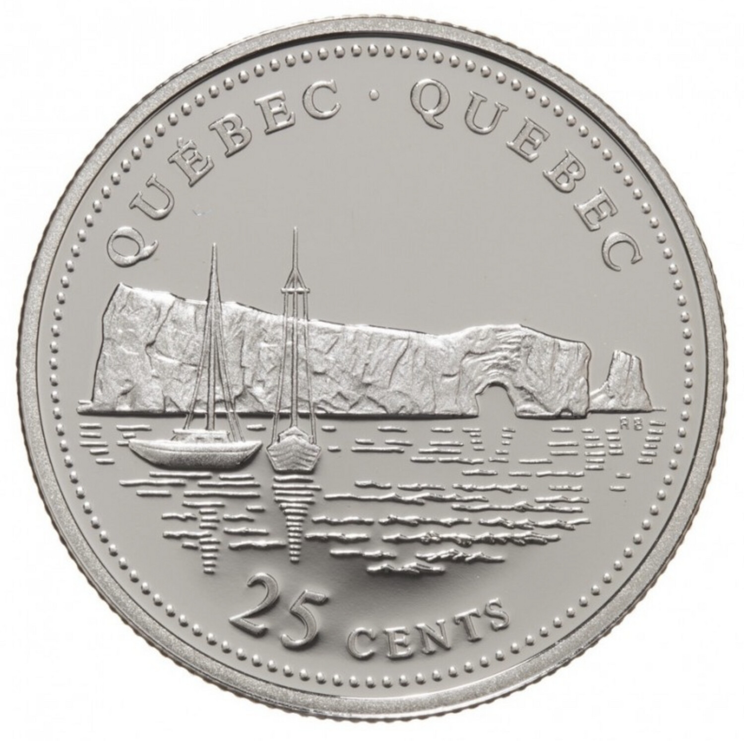 1992 Canada 25 Cents Commemorative Silver Proof: Québec
