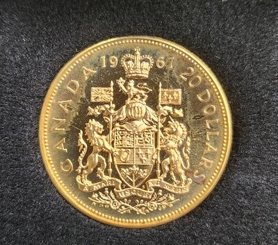 1967 Canada Gold and Silver Coin Set Centennial RCM (7 Coins)