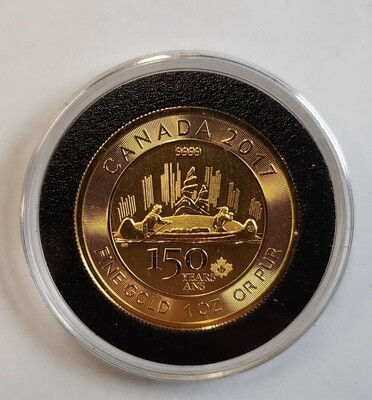 $150 Canada Gold Coin 1 oz Pure 2017