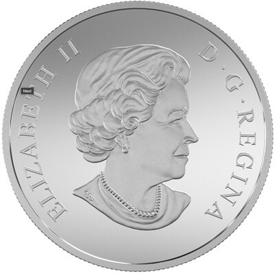 2015 CANADA $200 RUGGED MOUNTAINS ($200 FOR $200 #3) 2OZ. FINE SILVER