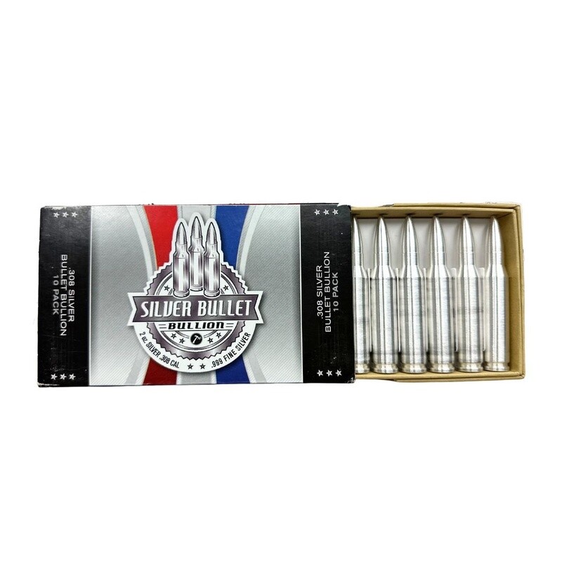 2oz. Silver Bullet Bullion (per pc)