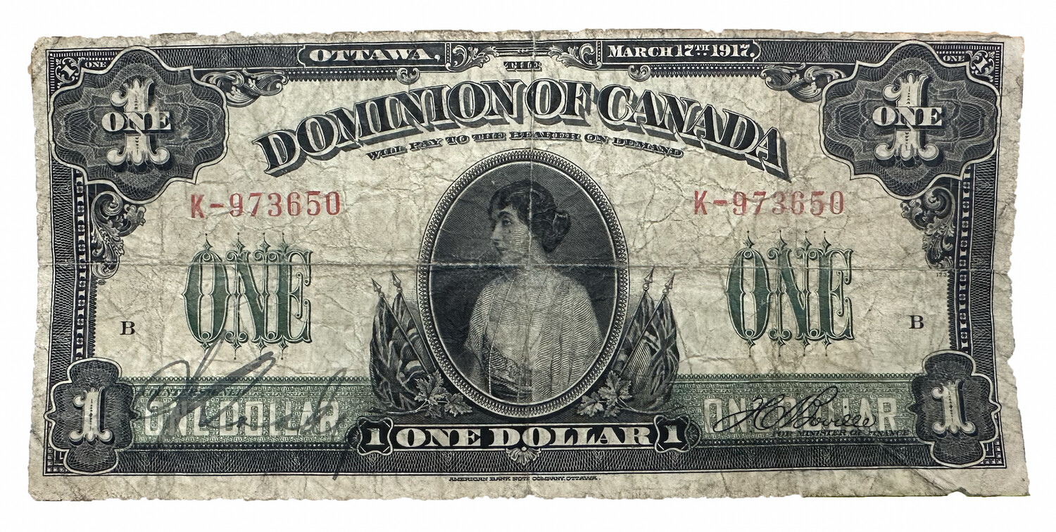 Dominion of CANADA Fine DC-23a-i 1917