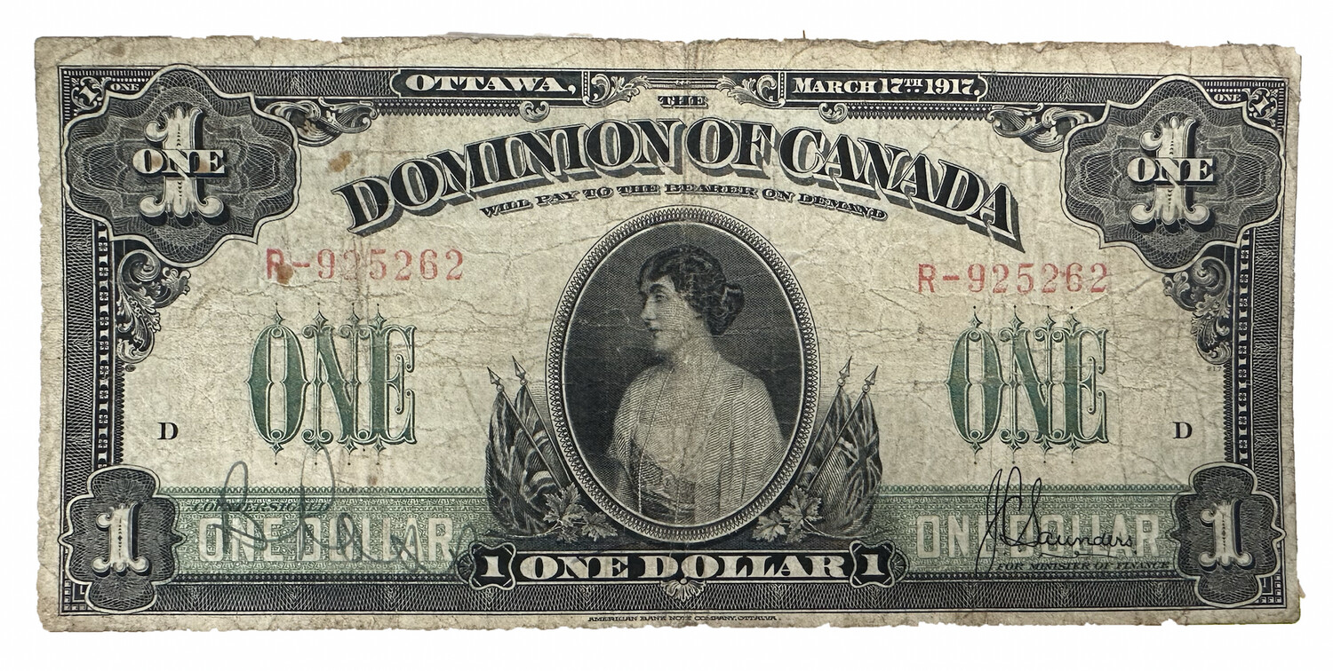 Dominion of CANADA Fine DC-23b 1917