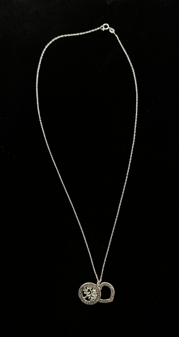 925 STERLING SILVER "SISTERS" NECKLACE