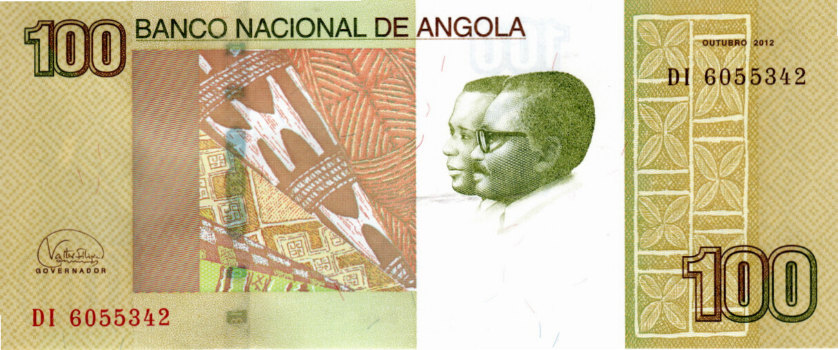 ANGOLA 100 Kwanzas UNC Banknote (2012) P-153 Prefix DI Paper Money