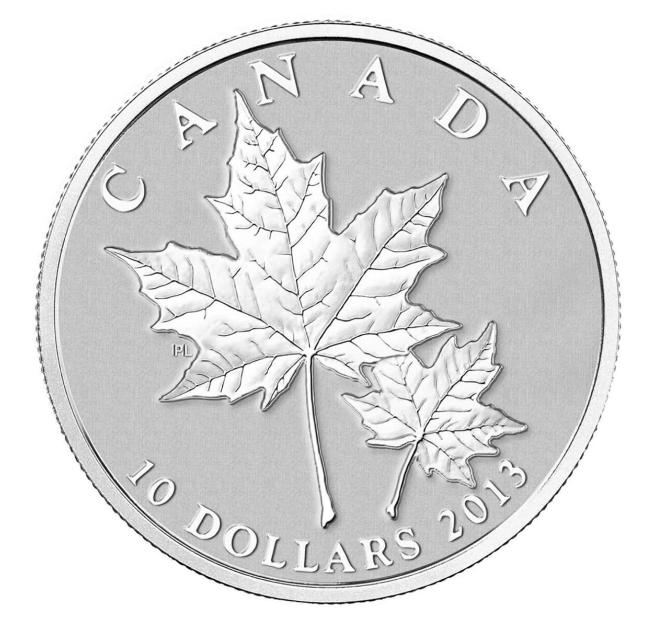 2013 Canada $10 Pure Silver Coin - Maple Leaf