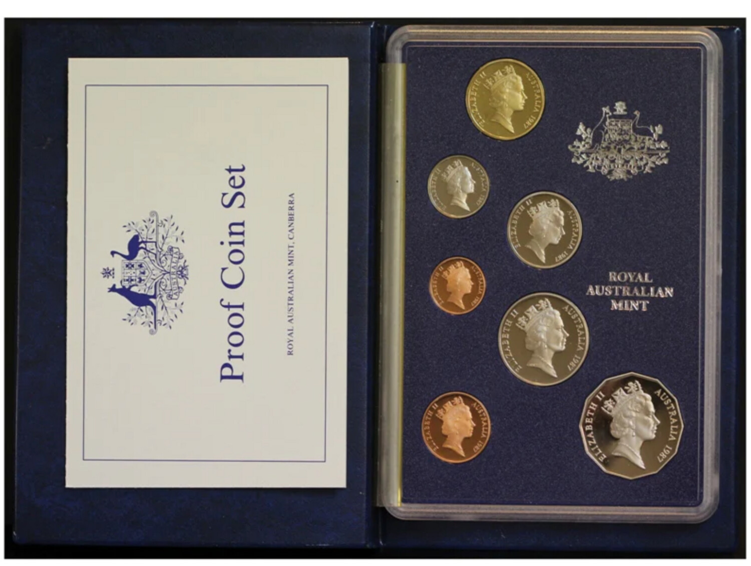 Australia Proof Set 1987 7 Pcs