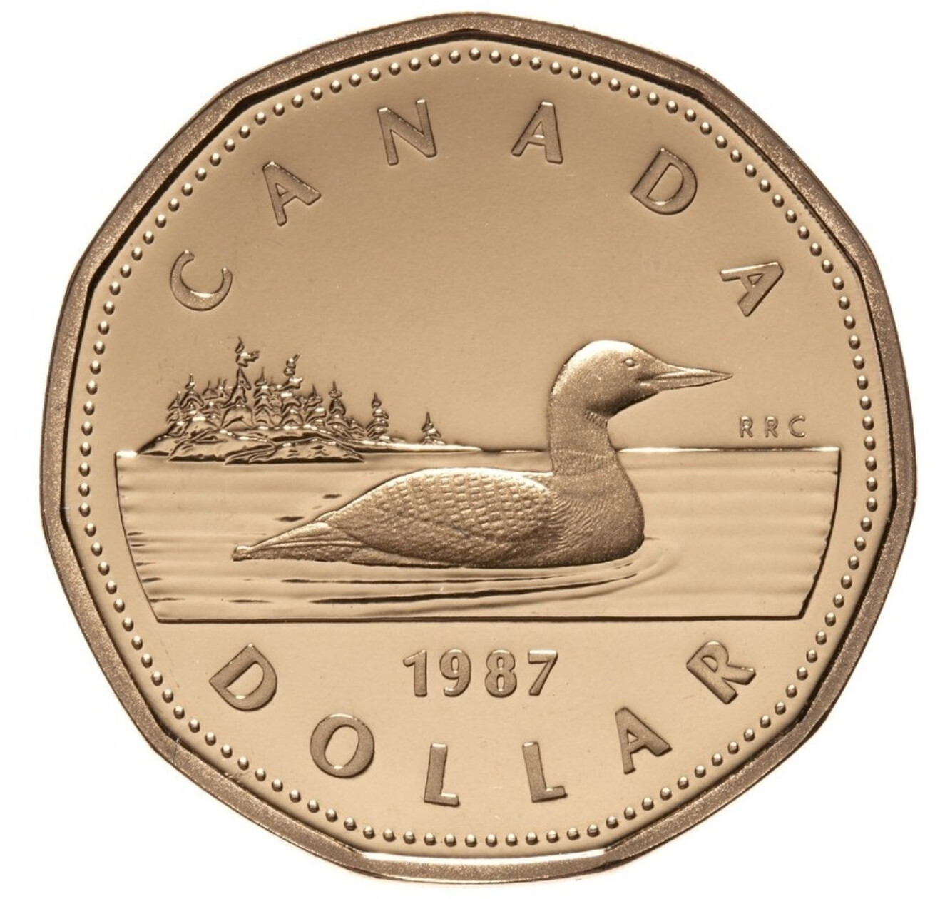 Canada 1987 Proof Loon with Box