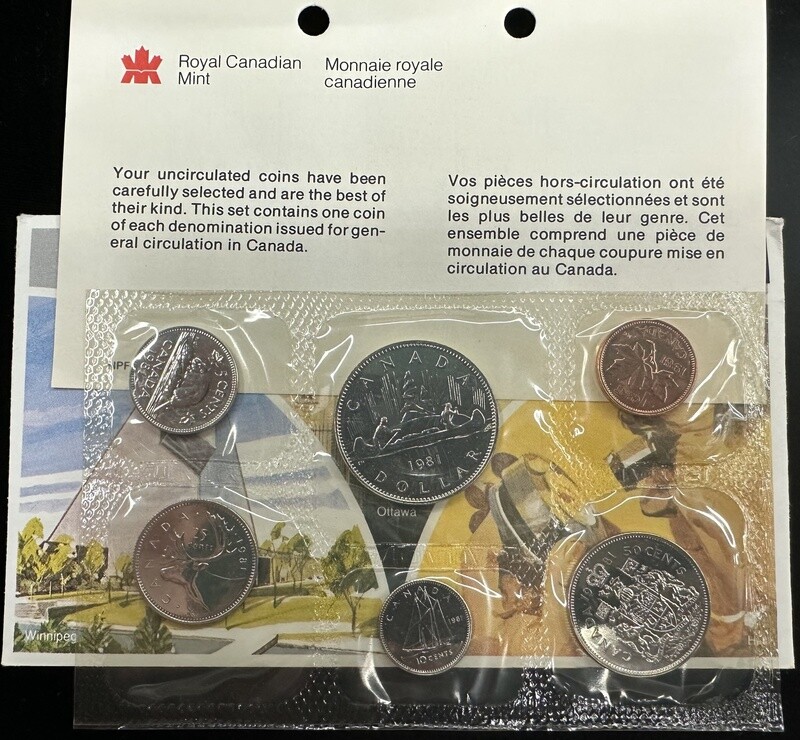 CANADA - 1981 Proof Like Set