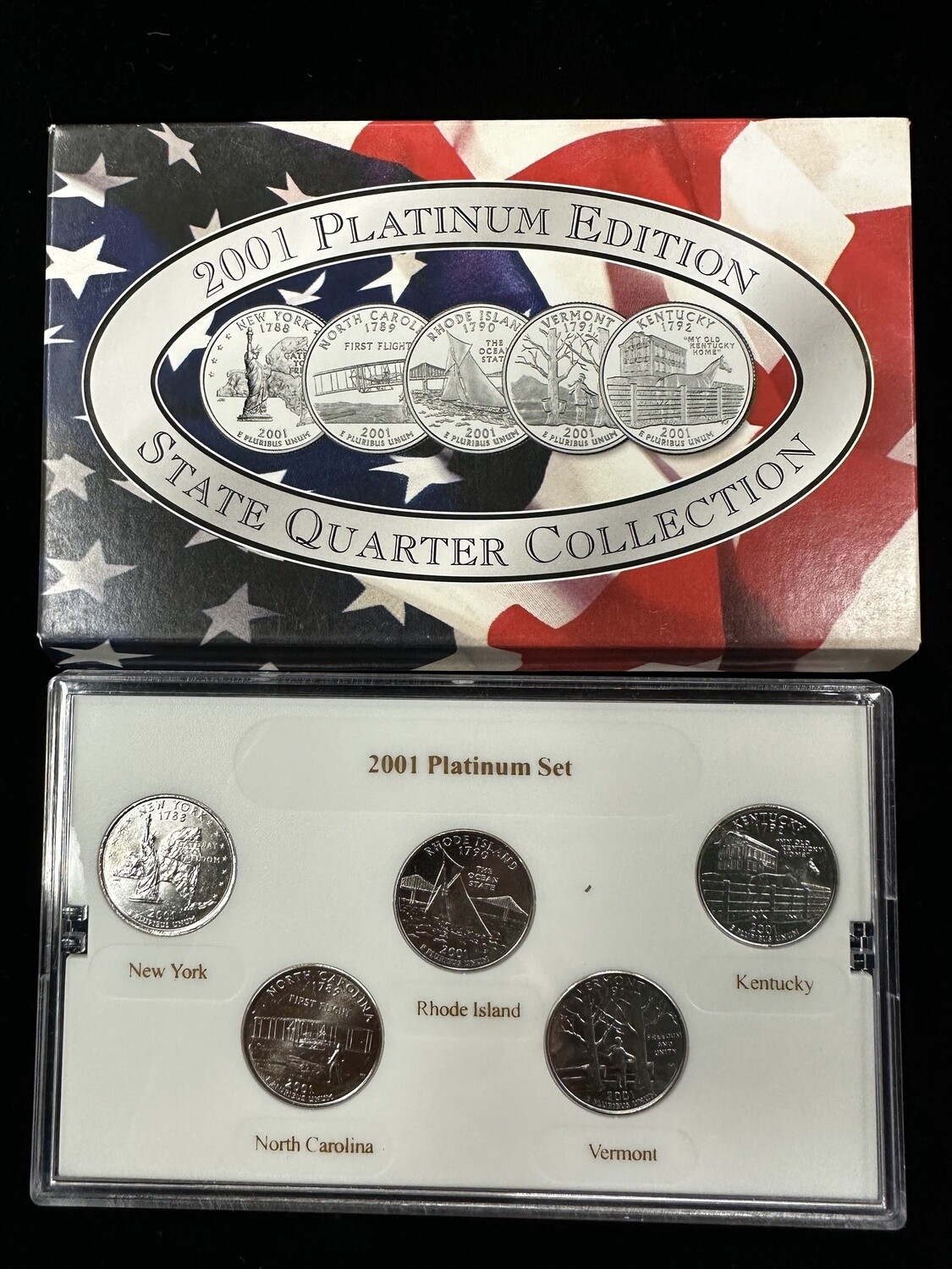 2001 Platinum Edition State Quarter Collection