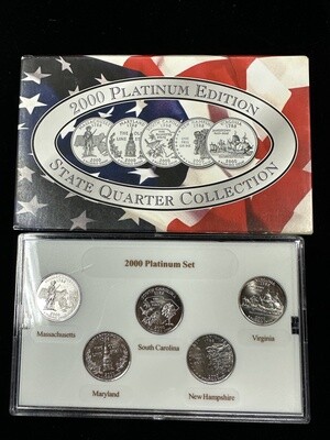 2000 Platinum Edition State Quarter Collection