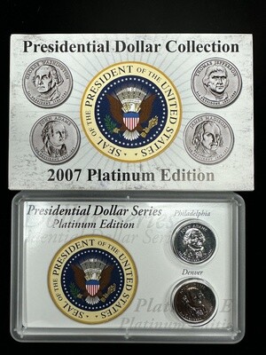 2007 Platinum Edition Presidential Dollar Collection - John Adams