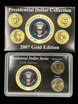 2007 Gold Edition Presidential Dollar Collection - John Adams