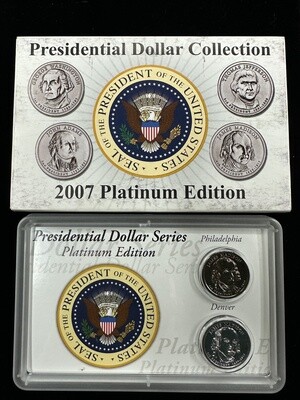 2007 Platinum Edition Presidential Dollar Collection - James Madison