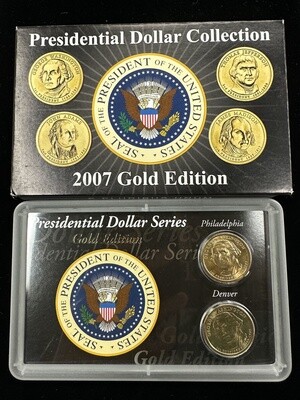 2007 Gold Edition Presidential Dollar Collection - George Washington