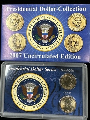 2007 Uncirculated Edition Presidential Dollar Collection - George Washington