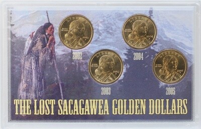 2002 - 2005 The Lost Sacagawea Golden Dollars