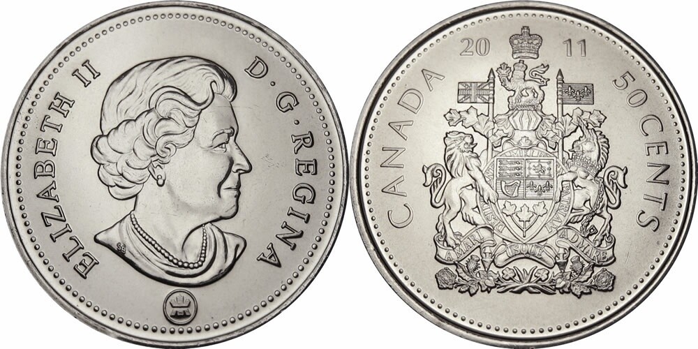 Canada 50 Cent 2011 Original Roll