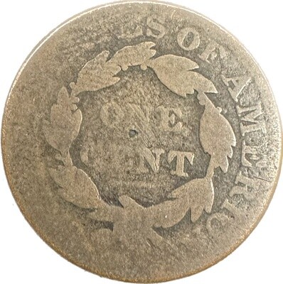 USA One Cent 1832 AG-3 Liberty Head / Matron Head Coin
