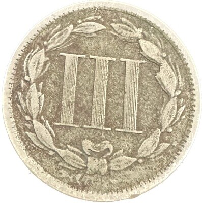 USA 3 Cents 1867 VG-8 Coin