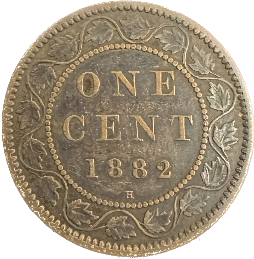 Canada 1 Cent 1882H VF-20 OBV #1 Coin