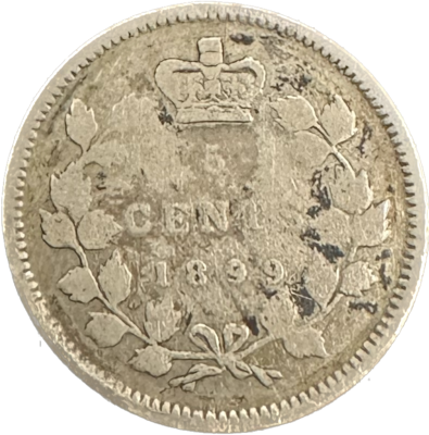 Canada 5 Cents 1899 G-6 Coin