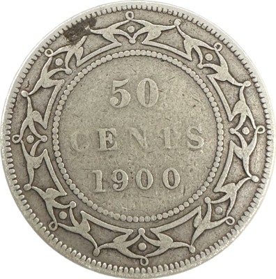 Canada Newfoundland 50 Cents 1900 G-6 Coin