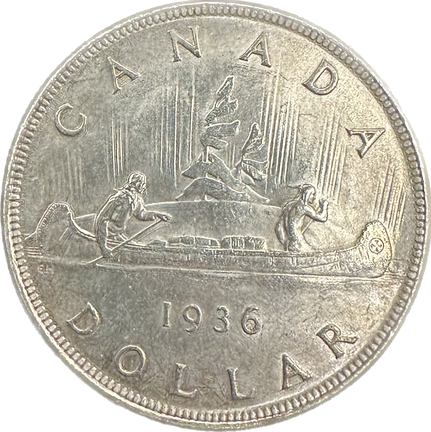 Canada Silver Dollar 1936 MS-64 Coin