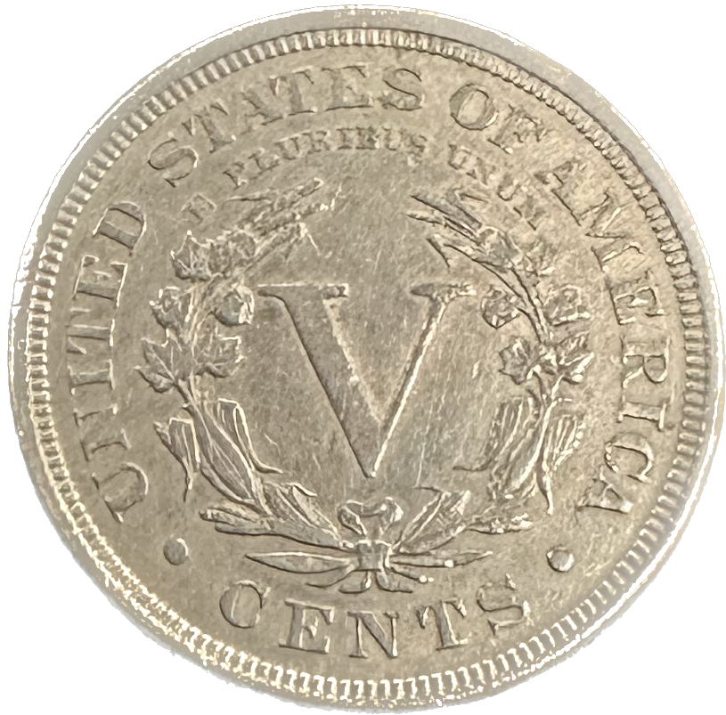 USA 5 Cents 1892 EF-40 Coin
