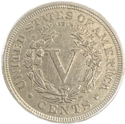 USA 5 Cents 1892 EF-40 Coin