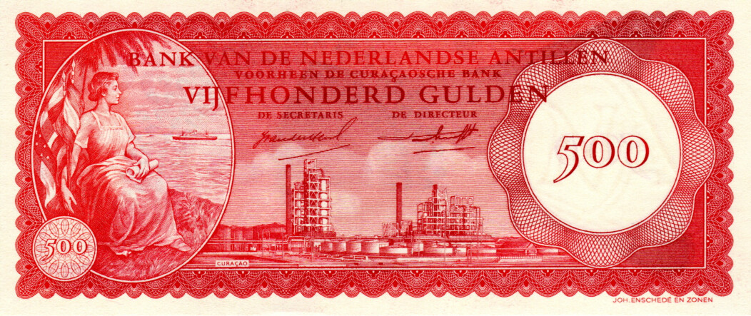 Netherlands Antilles 500 Gulden 1962 UNC Banknote P-7 Paper Money