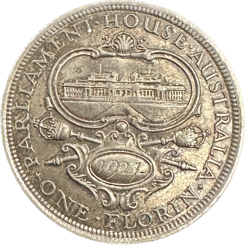 Australia 1 Florin 1927 Silver  Coin