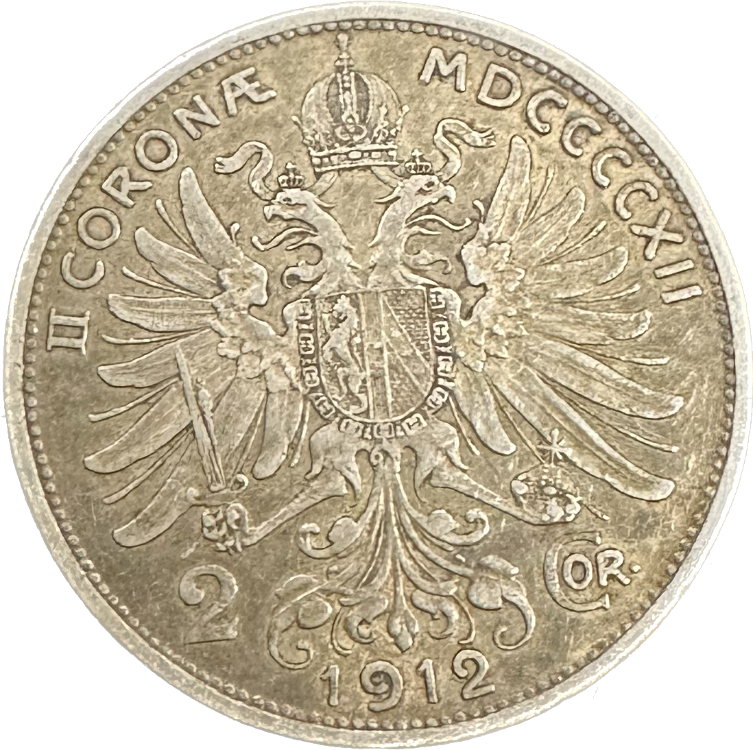 Austria 2 Corona 1912 Coin