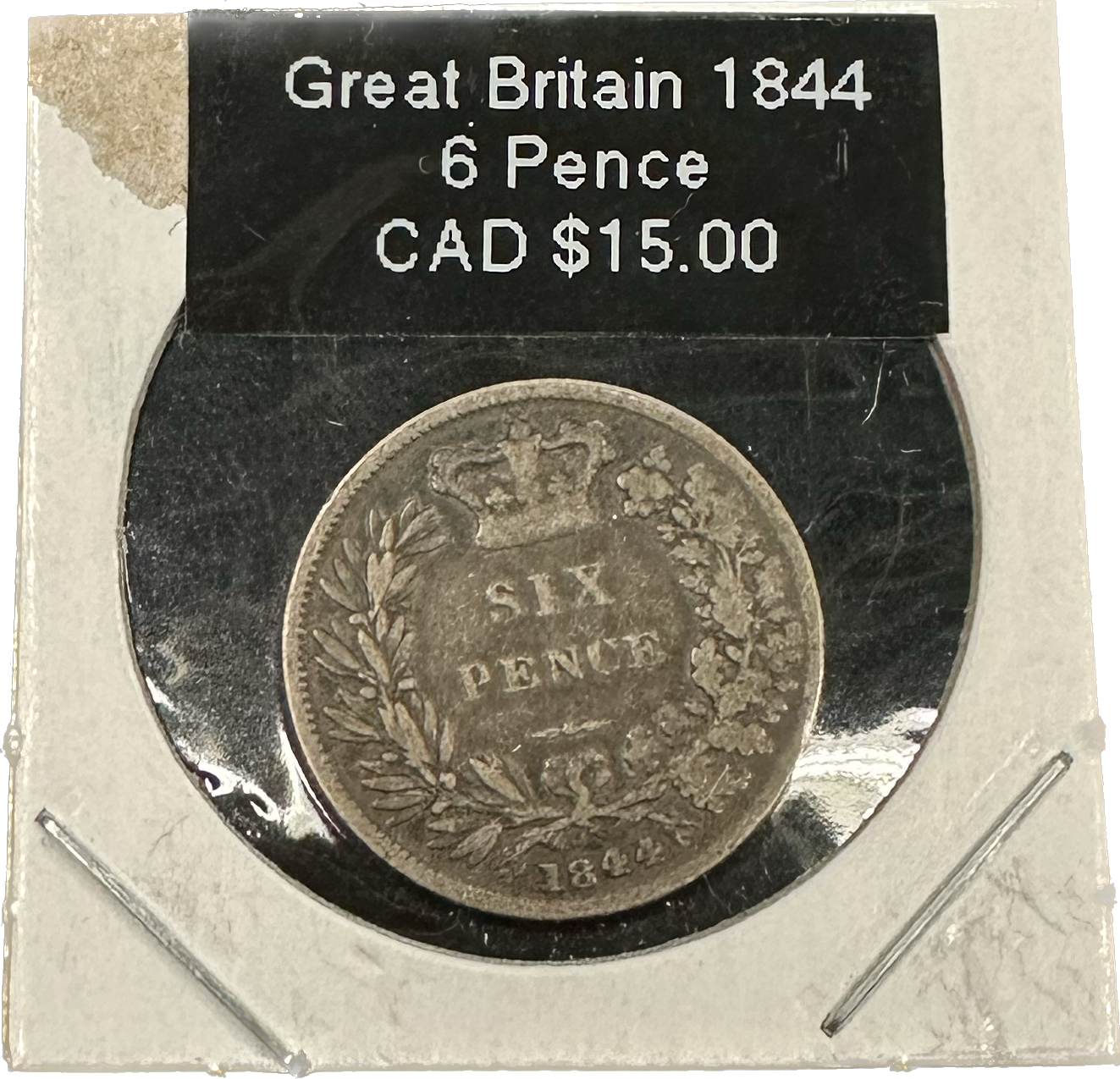 Great Britain 6 Pence 1844 Coin