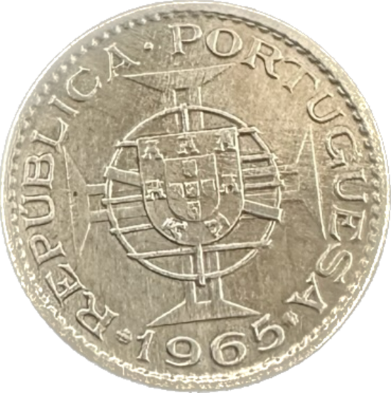 Mozambique 2.50 Escudos 1965 Coin