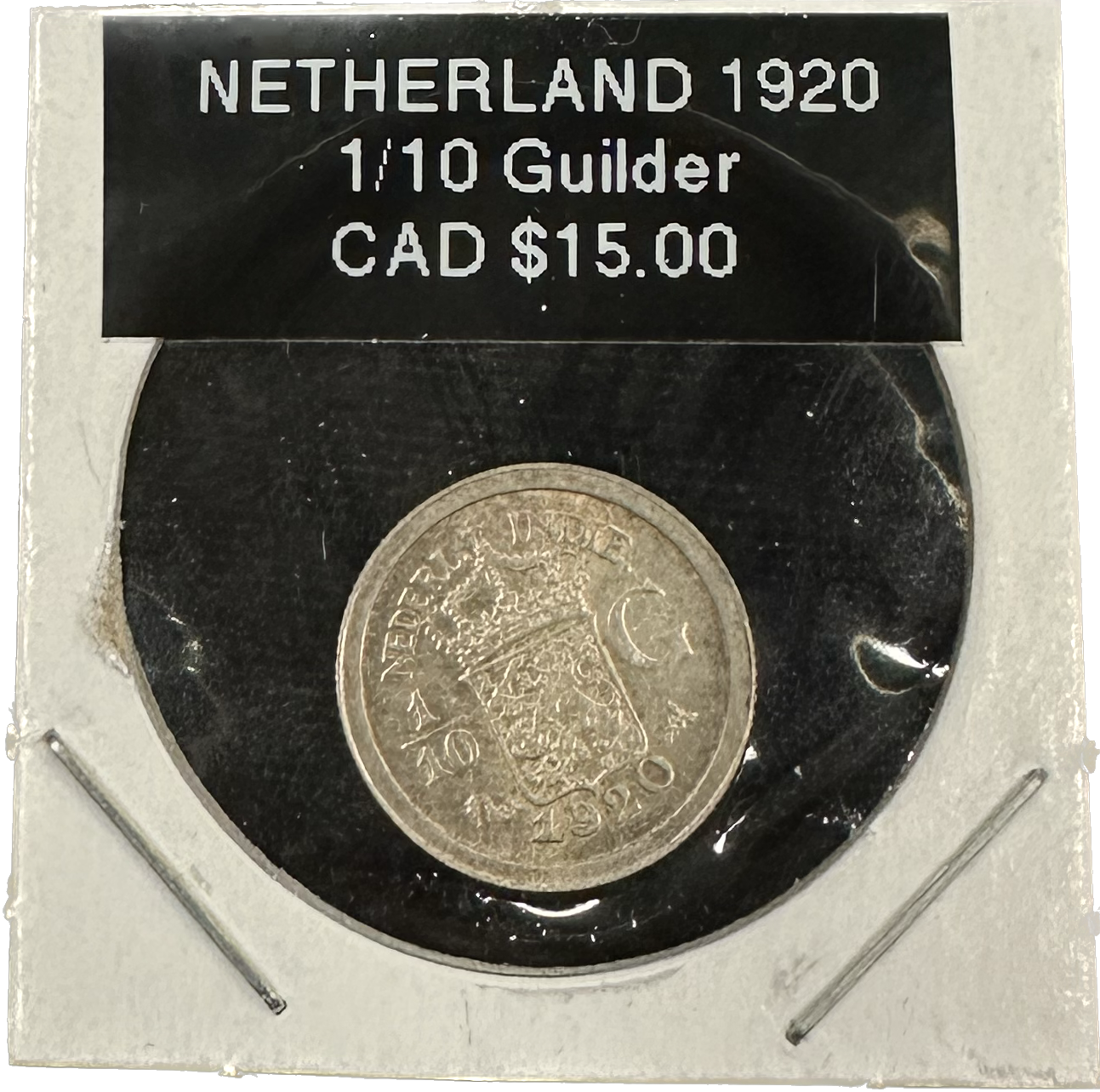 Netherlands 1/10 Guilder 1920 Coin
