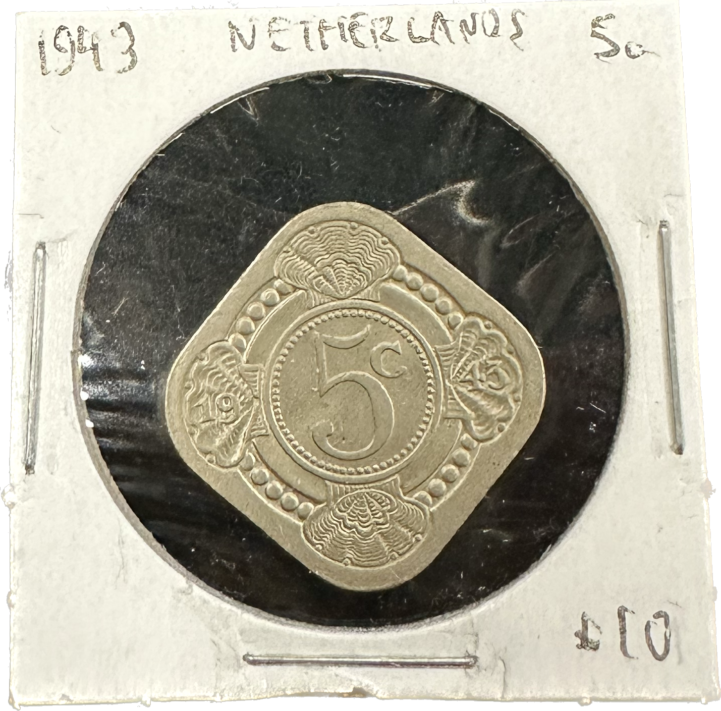 Netherlands 5 Cents 1943 Coin