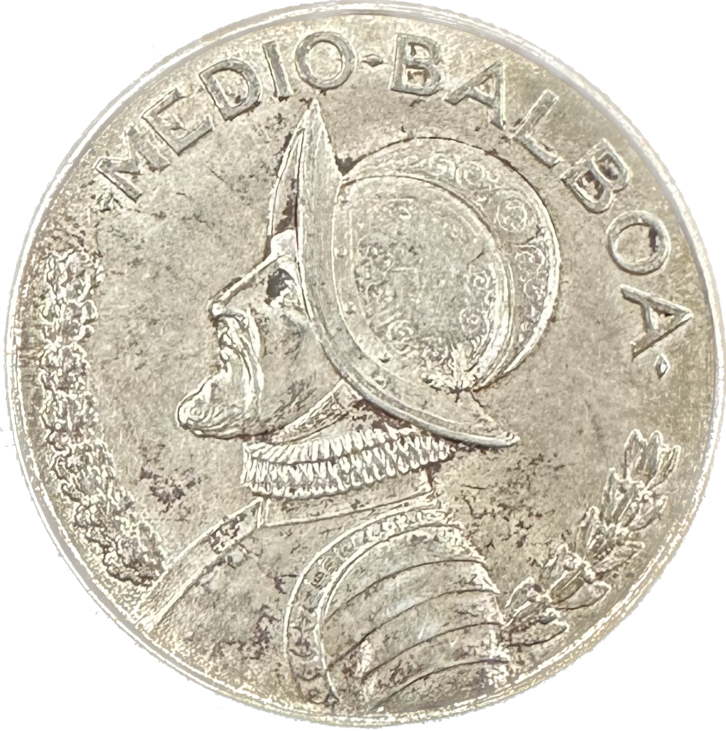 Panama Half Baboa 1947 Coin
