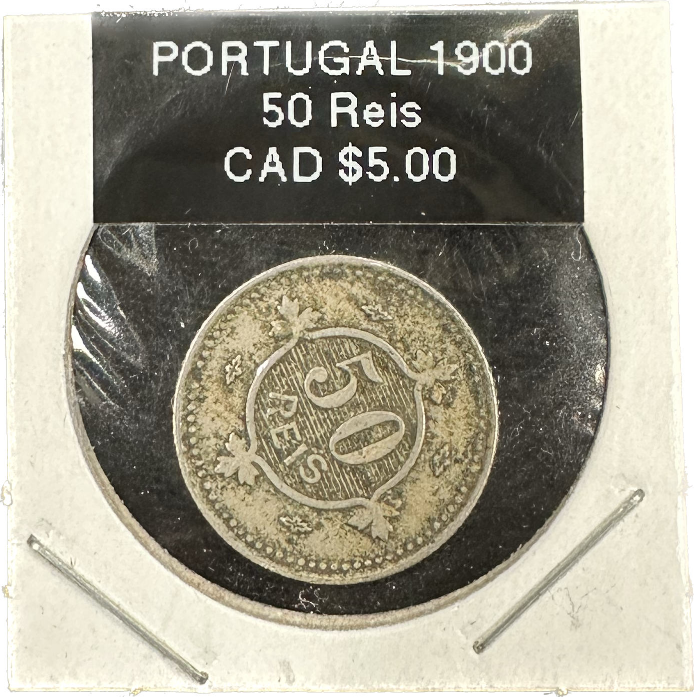 Portugal 50 Reis 1900 Coin