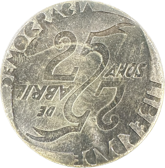 Portugal 1000 Escudos 1996 KM-702a 28gr 92.5% 0.8327oz ASW Silver Coin